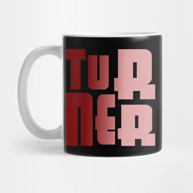 Turner, name, typography by Furashop